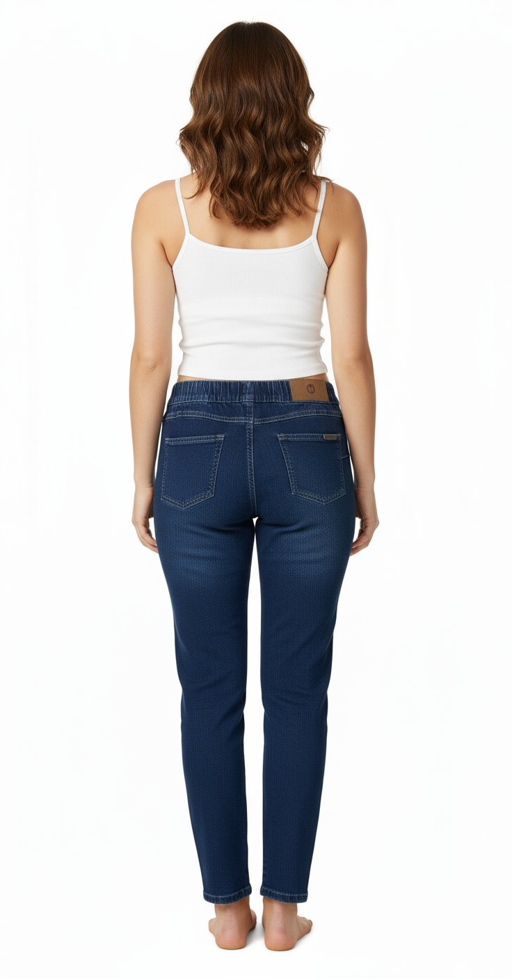 Pantalon Jeans Leggins Vestir Azul