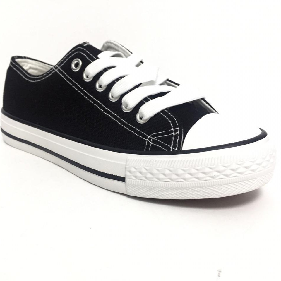 Zapatilla de Lona mujer negro - Pastik.cl