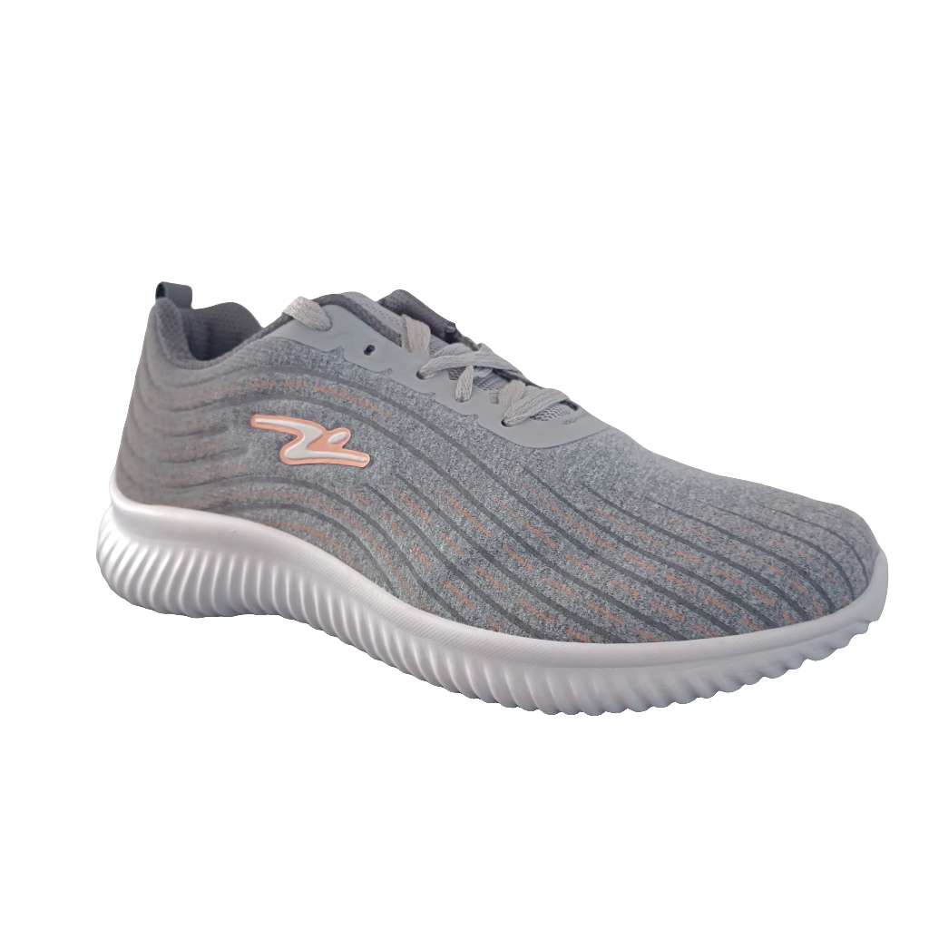 ZAPATILLA DEPORTIVA MUJER GRIS PERLA ROSA 8709