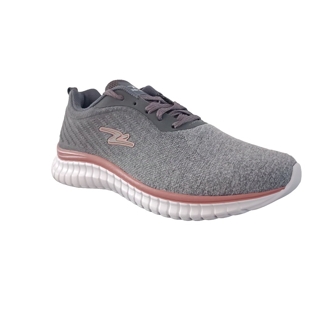 ZAPATILLA DEPORTIVA MUJER CENIZA ROSA 8614. - Pastik.cl