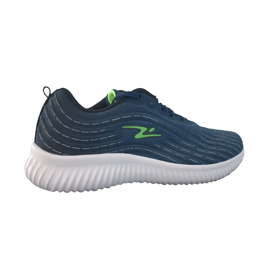 ZAPATILLA DEPORTIVA HOMBRE FLEX II MARINO NEGRO VERDE 8709.