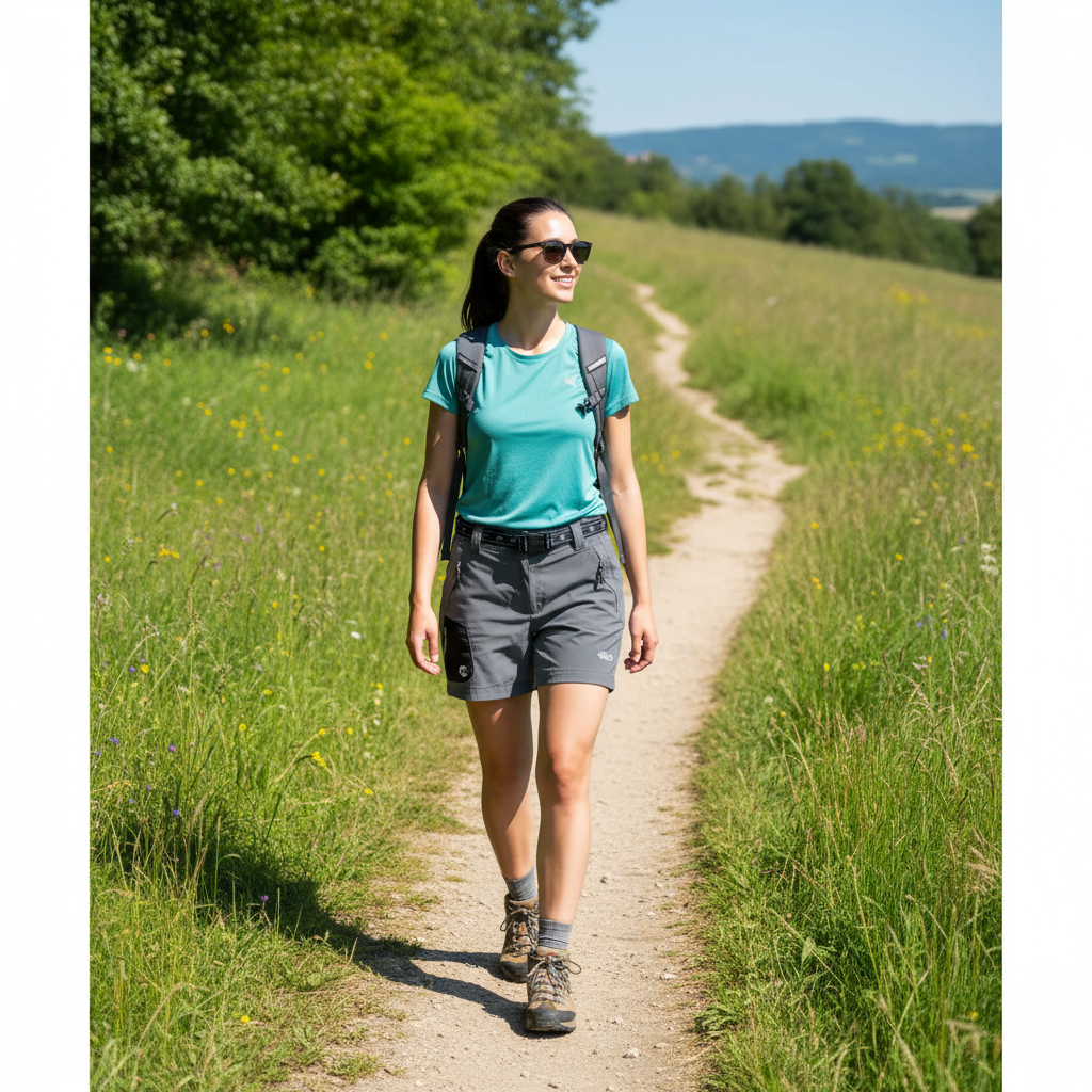 Short Outdoor Mujer Gris Tremaya +8000 - Pantalon Corto Mujer