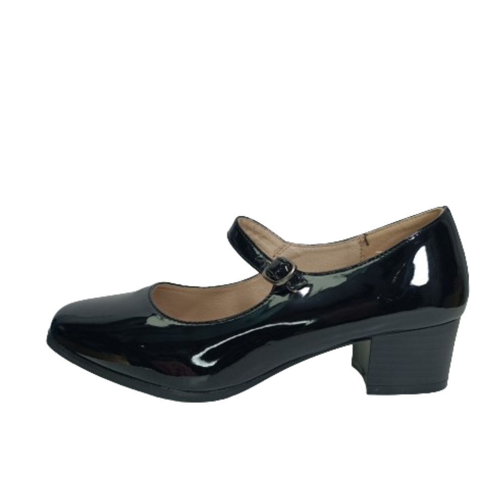 Zapato cueca mujer charol