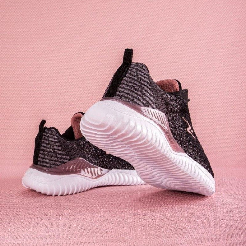 ZAPATILLA DEPORTIVA MUJER TYPE NEGRO ROSA 9403.