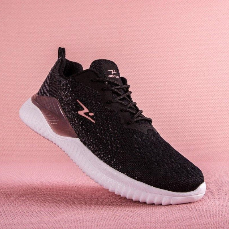ZAPATILLA DEPORTIVA MUJER TYPE NEGRO ROSA 9403.