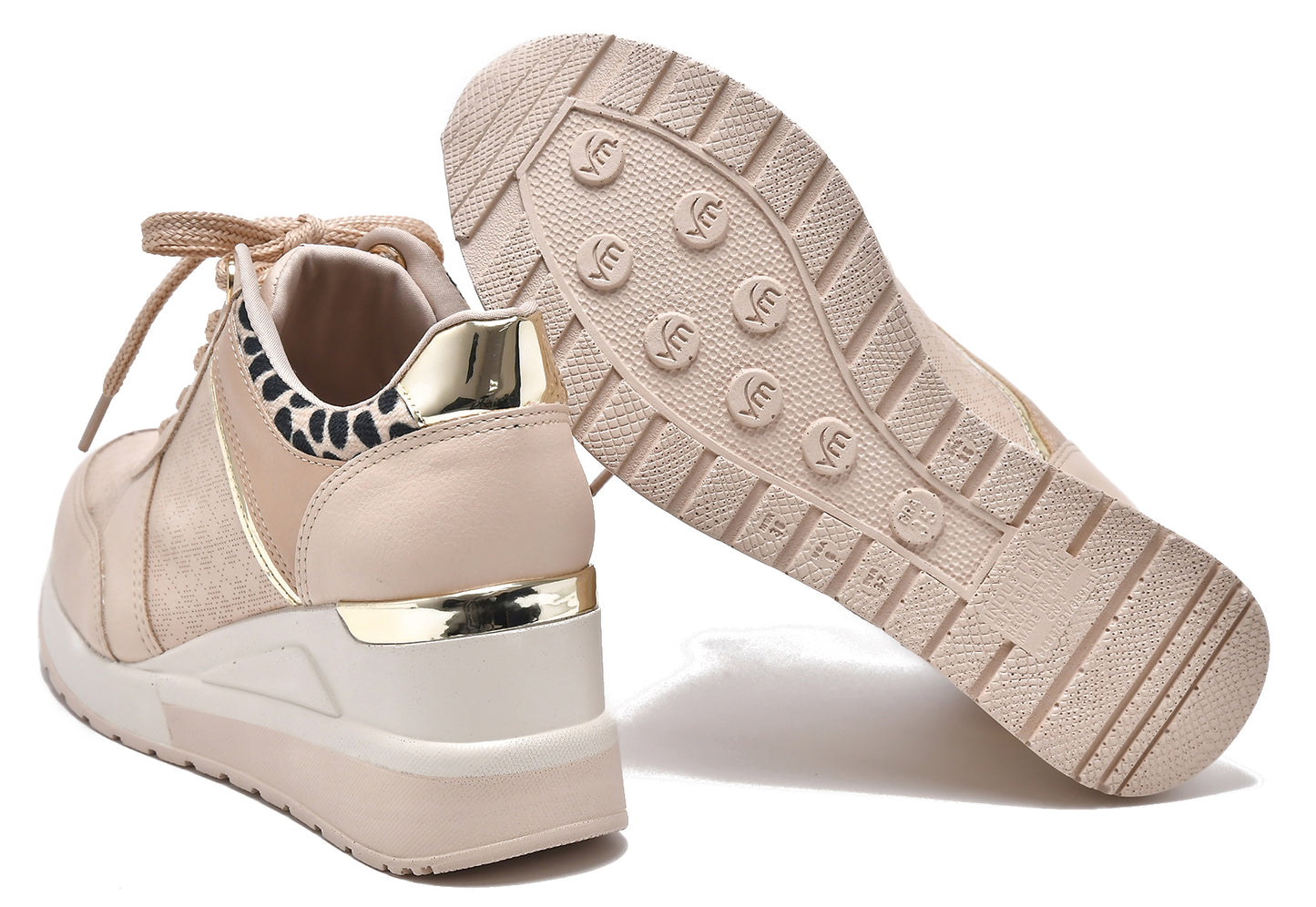 ZAPATILLA PLATAFORMA CREMA GUEPARDO
