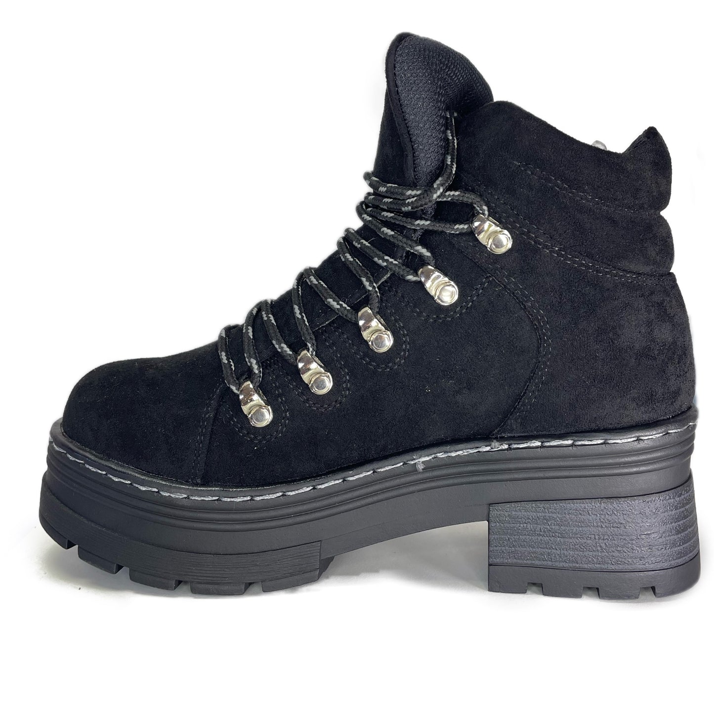 Botín negro microfibra 006 - Pastik.cl