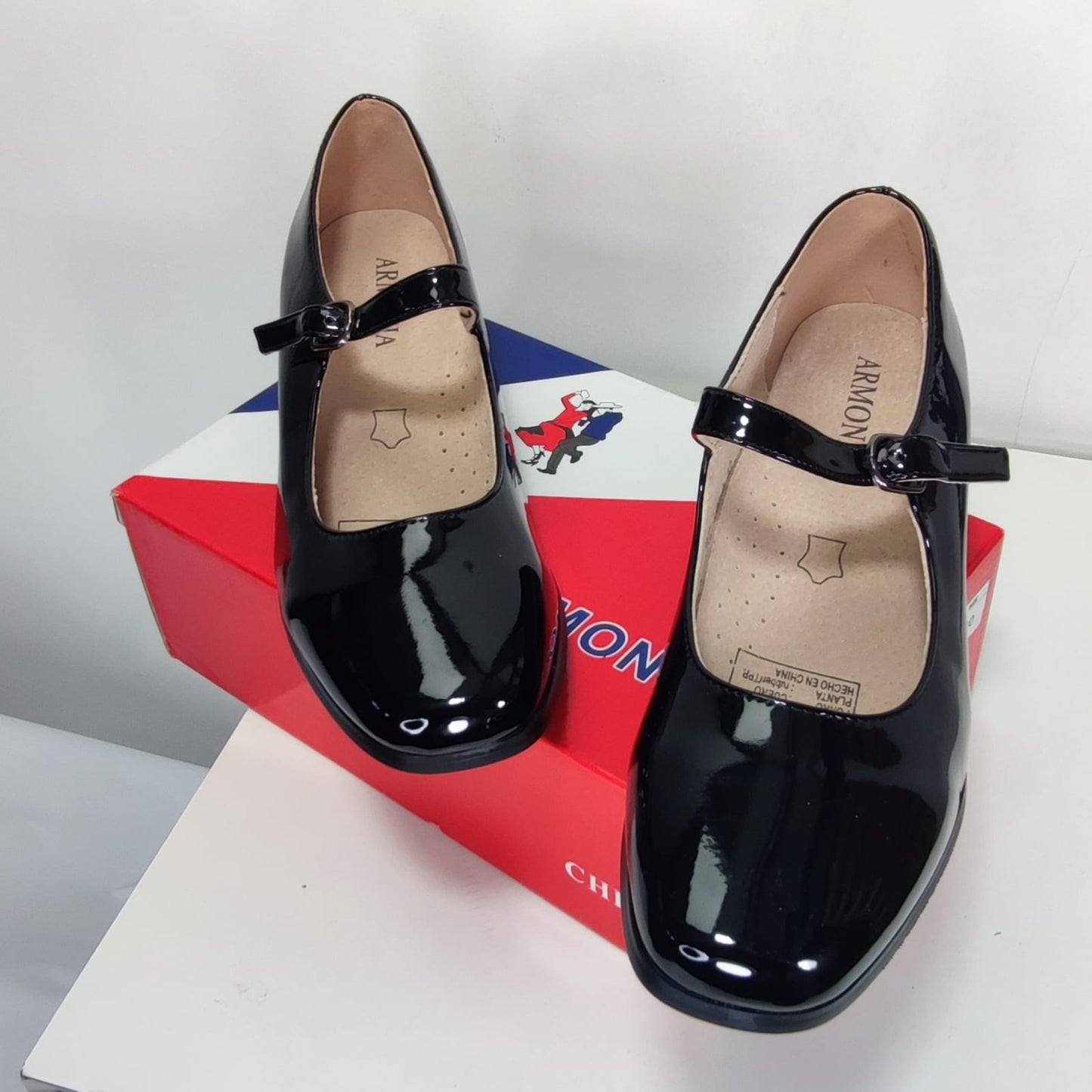 Zapato cueca mujer charol