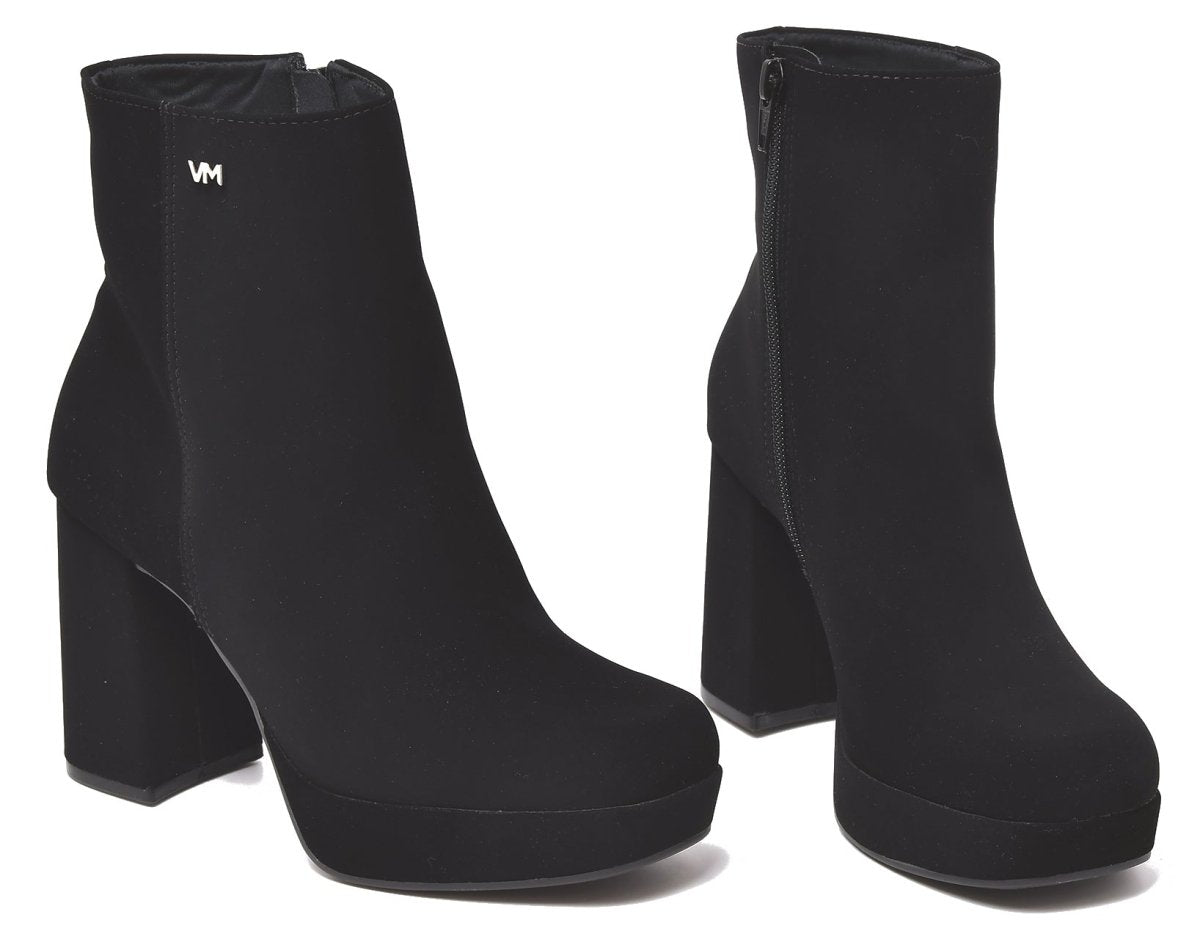Botin Gamuza Taco Cuadrado - Pastik.cl
