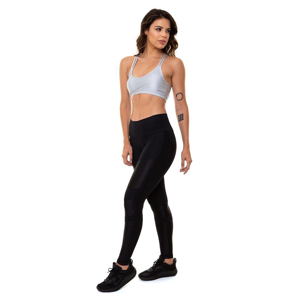 CALZA LEGGING DEPORTIVA BRASIL CUTOUT NEGRO - Pastik.cl