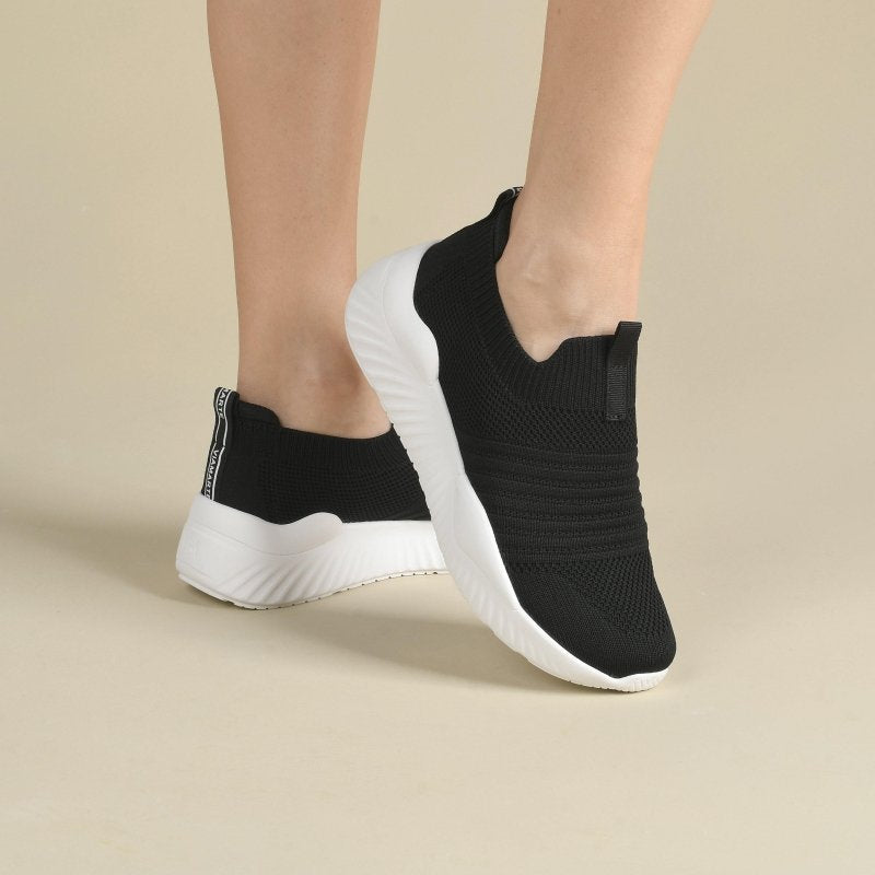Zapatilla Elasticada 7202 Negro. - Pastik.cl