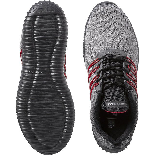 ZAPATILLA HOMBRE CENIZA NEGRO 8711. - Pastik.cl