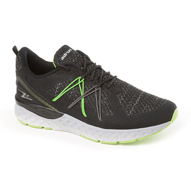 ZAPATILLA HOMBRE NEGRO VERDE 7812 - Pastik.cl
