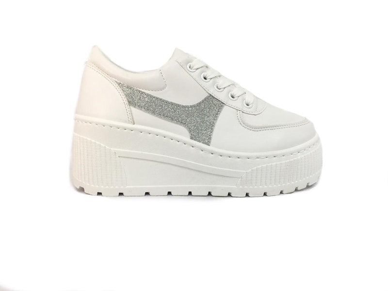 zapatilla plataforma Blanca 290 - Pastik.cl