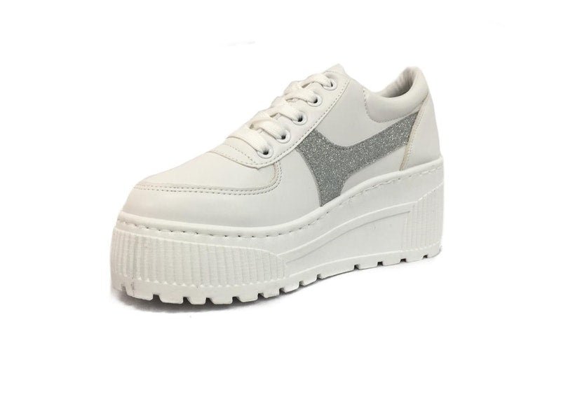 zapatilla plataforma Blanca 290 - Pastik.cl