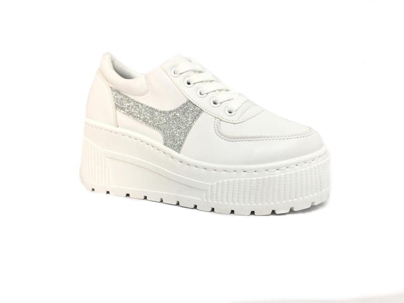 zapatilla plataforma Blanca 290 - Pastik.cl