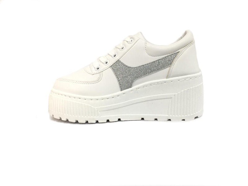 zapatilla plataforma Blanca 290 - Pastik.cl