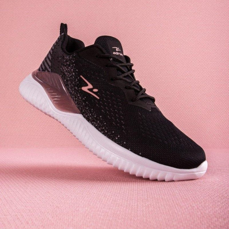 ZAPATILLA TYPE NEGRO ROSA 9403 - Pastik.cl