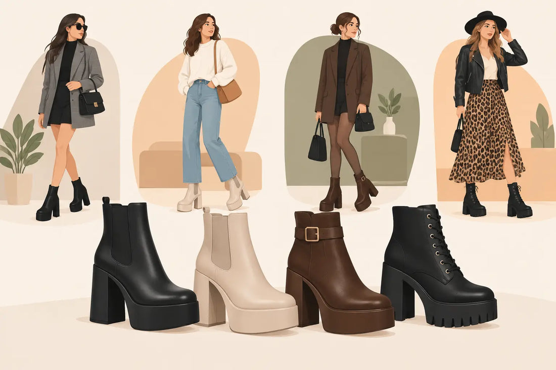 Botines de plataforma mujer para cada look