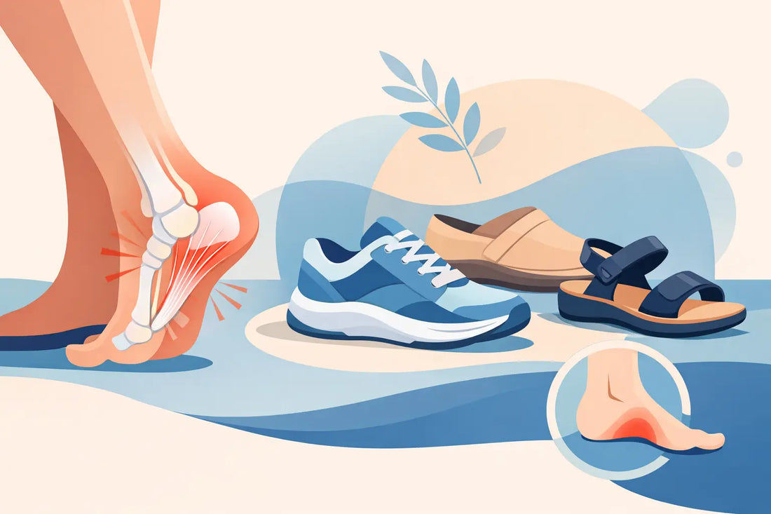 Calzado para mujer con fascitis plantar