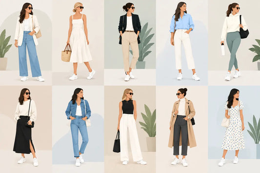 10 ejemplos de looks con zapatos blancos