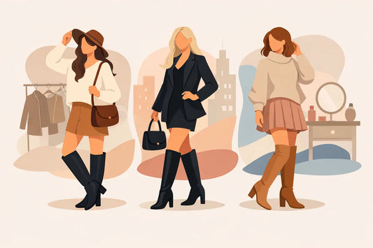 Cómo combinar botas altas según tu estilo