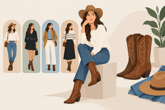 Cómo combinar botas vaqueras sin complicarte