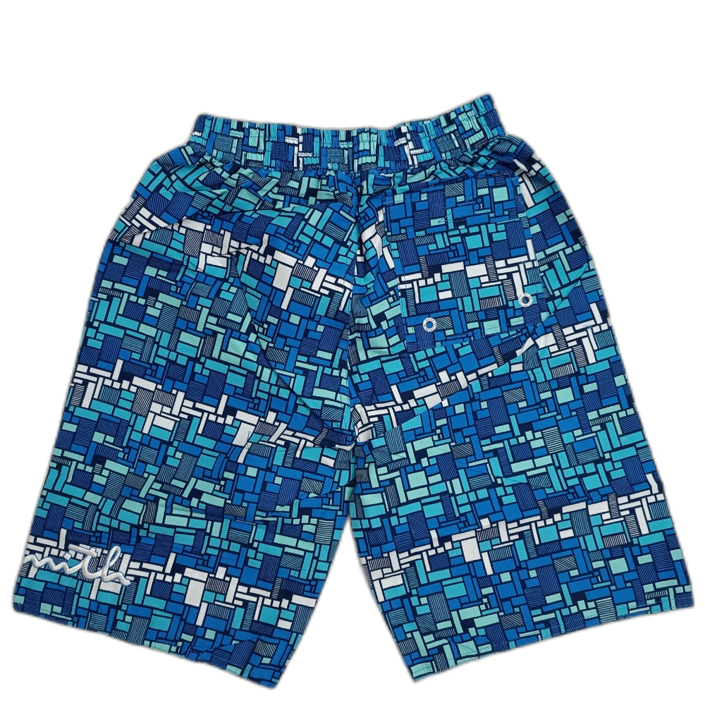 Short traje de baño Niño azul