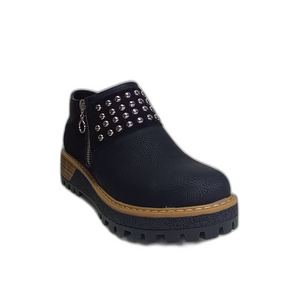 Zapaton Mujer Tachas Negro
