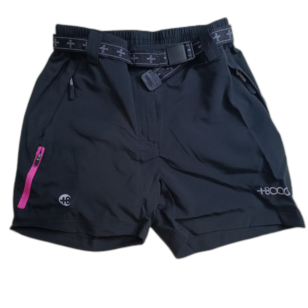 Short Outdoor Mujer  Negro Tremaya +8000 - Pantalon Corto Mujer