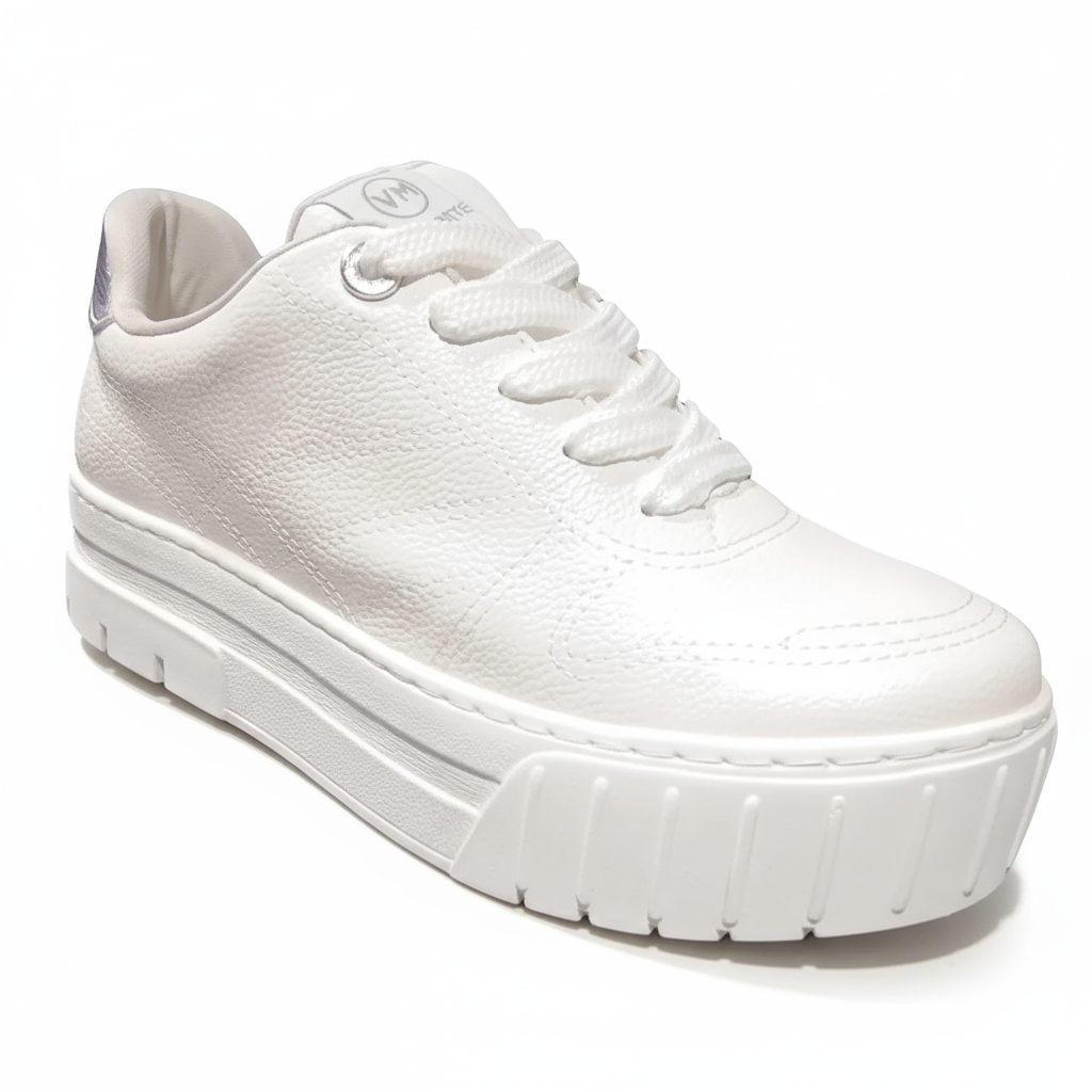 ZAPATILLA PLATAFORMA BLANCA MUJER SCOT VIA MARTE - Pastik.cl