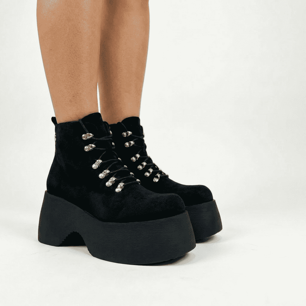Botines de Gamuza con Plataforma Comfort | Pastik.cl - Pastik.cl