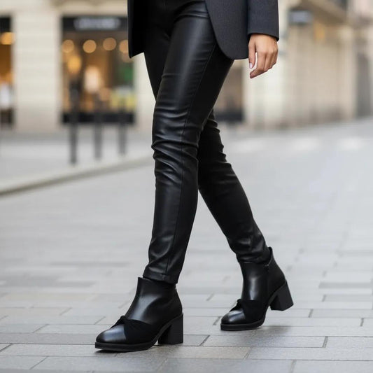 Botin Mujer taco negro Trezas - Pastik.cl