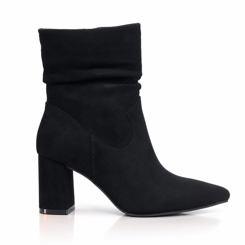 Botines de Gamuza con taco 8 cm | Pastik.cl