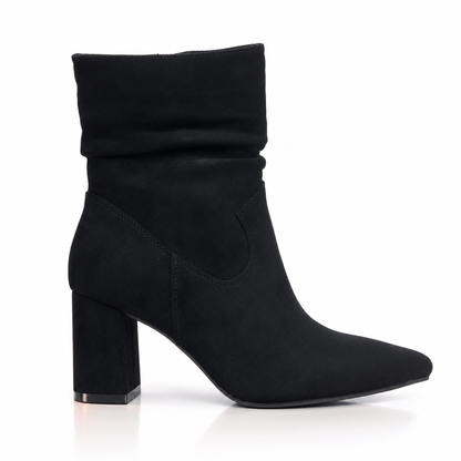 Botines de Gamuza con taco 8 cm | Pastik.cl