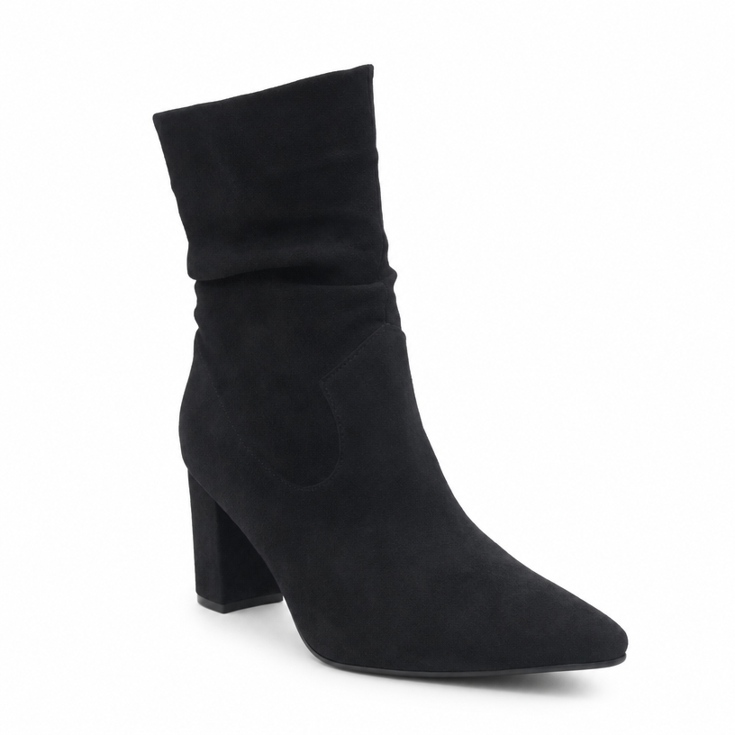 Botines de Gamuza con taco 8 cm | Pastik.cl