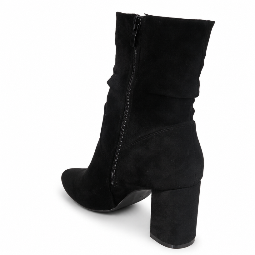 Botines de Gamuza con taco 8 cm | Pastik.cl