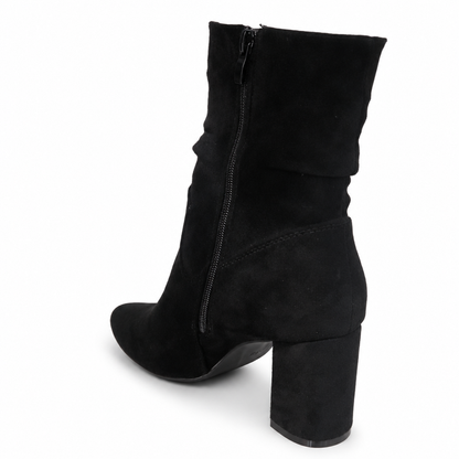 Botines de Gamuza con taco 8 cm | Pastik.cl