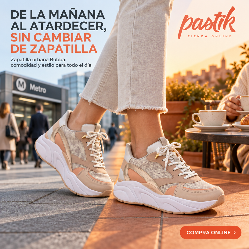 Zapatillas urbanas para mujer Pastikcl, estilo casual y confort, en diseño moderno y cómodo para uso diario.