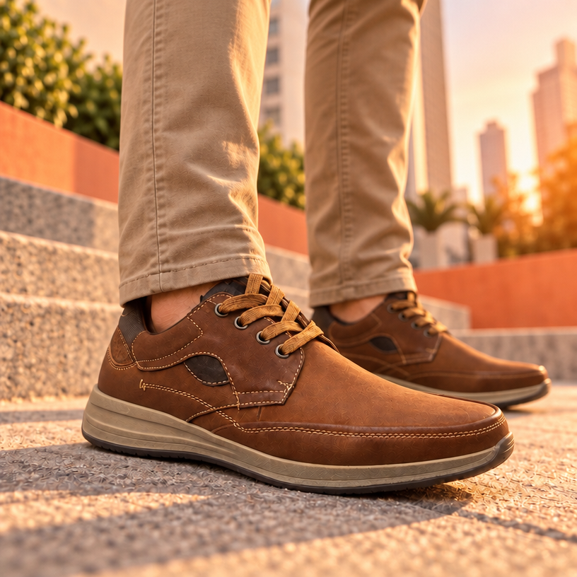 Zapato Cuero Chocolate con cordones | Pastik Chile