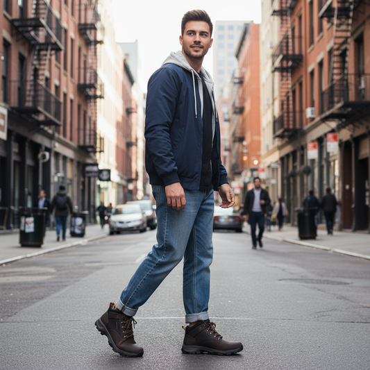 BOTIN HOMBRE WATERPROOF POZATINI SERRANO CAFE