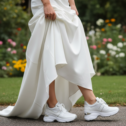 ZAPATILLA PLATAFORMA BLANCA NOVIA II