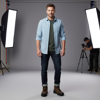 BOTIN HOMBRE WATERPROOF POZATINI INTRUDER MUSGO