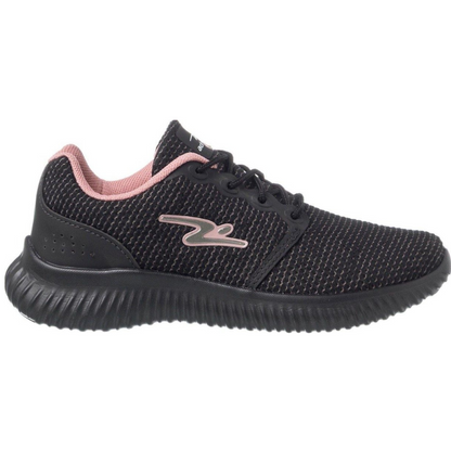 ZAPATILLA FLEX NEGRO ROSA 8706