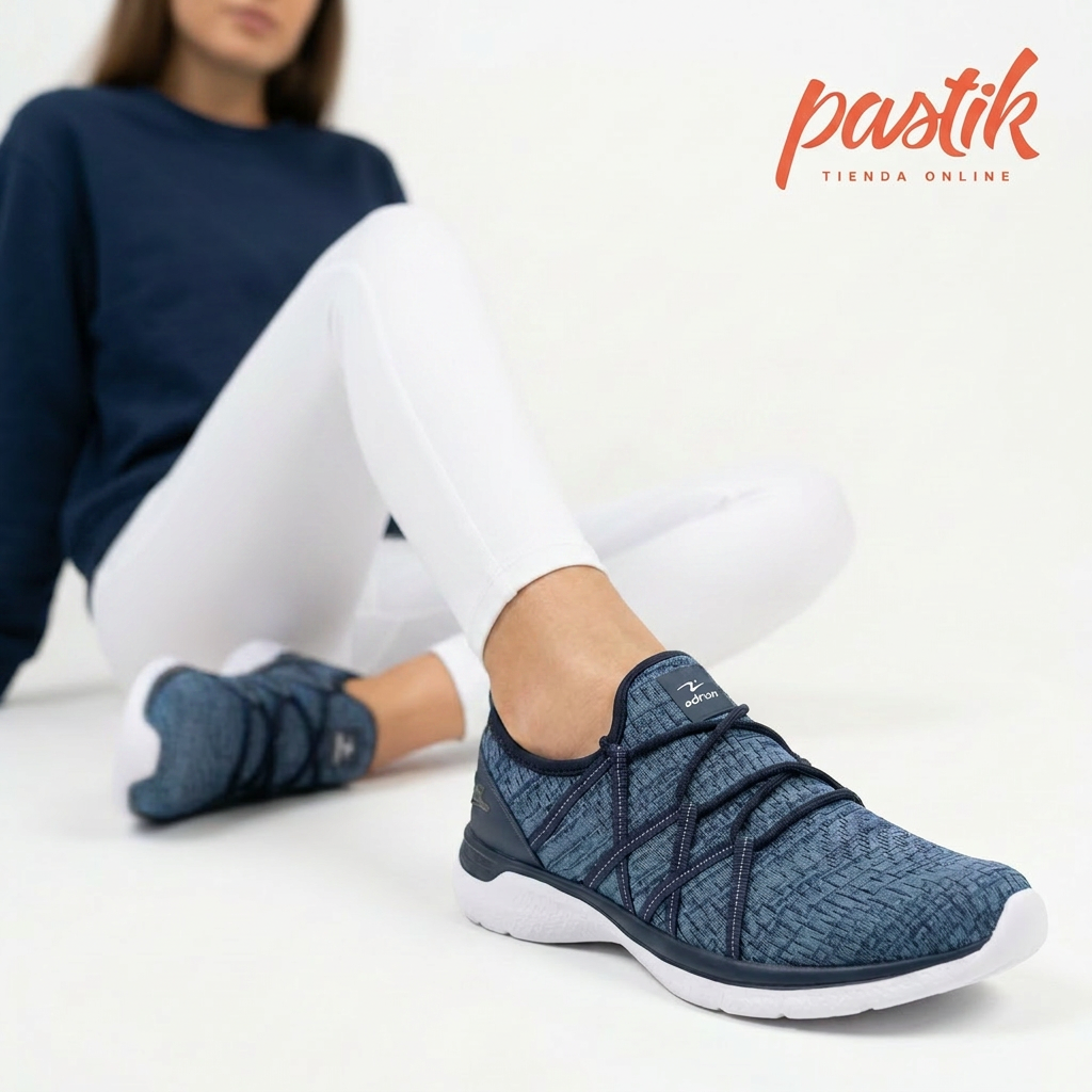 Zapatilla deportiva para mujer pastikcl Fit Day en color azul, con diseño cómodo y moderno para entrenamiento y uso diario.