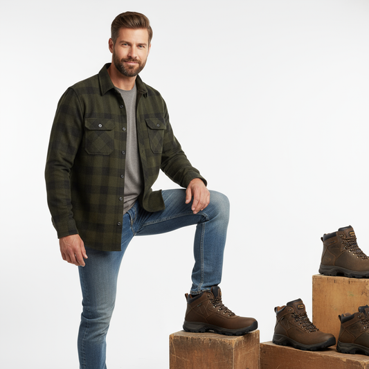 BOTIN HOMBRE WATERPROOF POZATINI MUSGO
