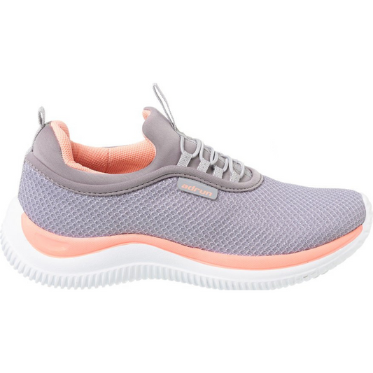 ZAPATILLA DEPORTIVA MUJER CENIZA SALMÓN 8409.