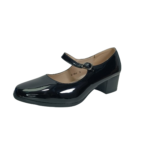 Zapato cueca mujer charol