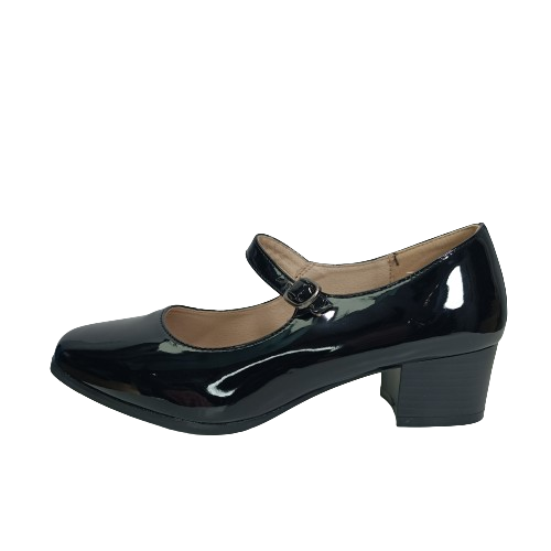 Zapato cueca mujer charol