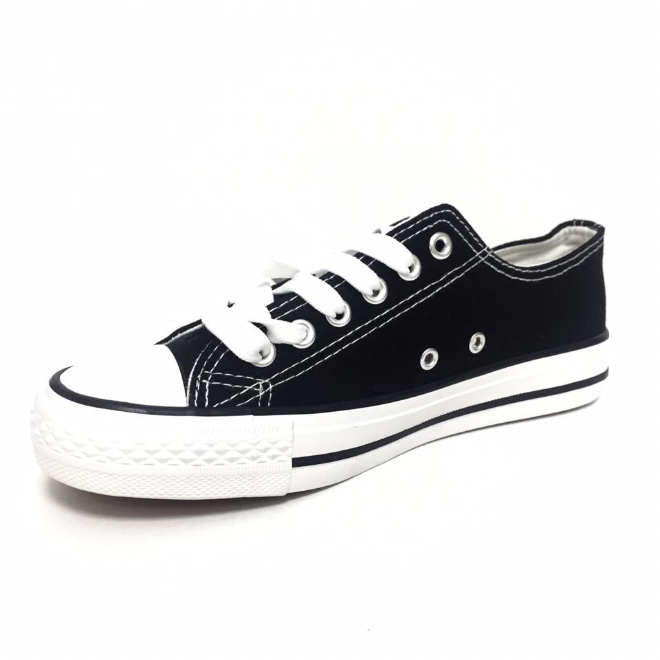 Zapatilla de Lona mujer negro - Pastik.cl